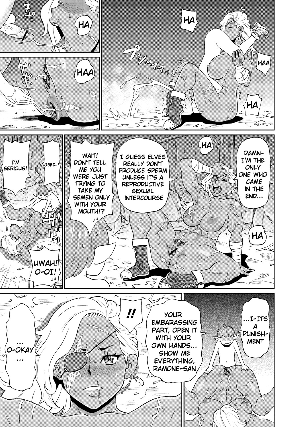 Hentai Manga Comic-My Trip Together With a Female Veteran Warrior-Read-13